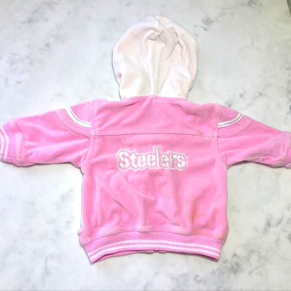 Pink Steelers Hoodie / Reebok Jacket - Picture 2 of 7